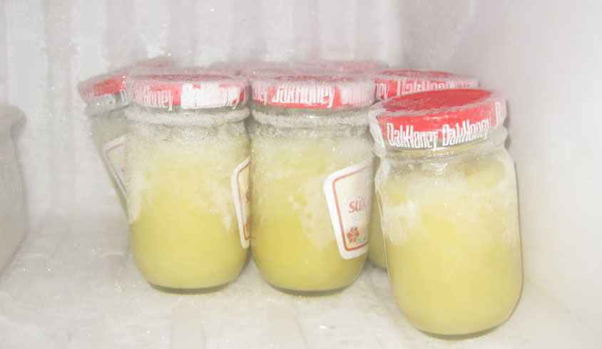 Sữa ong chúa mua về nên được bảo quản trong ngăn hoặc mát